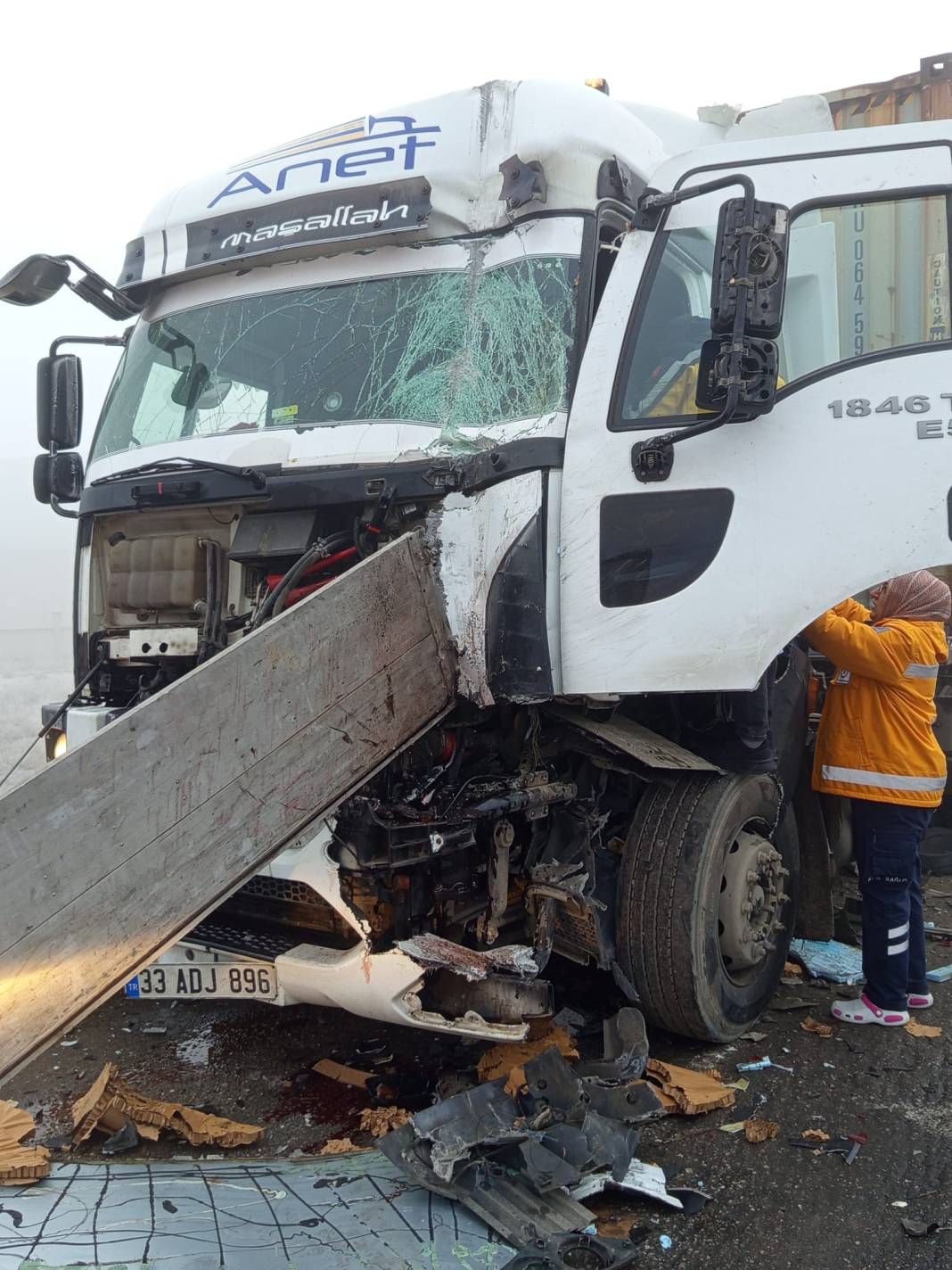 Konya’da sisin etkili olduğu ilçede üst üste kaza yaşandı 5